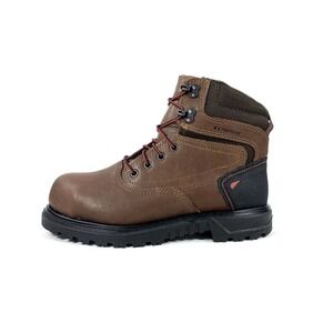 Women's Size 7 D Red Wing 2347 BRNR XP 6-Inch Waterproof Safety Toe Brown Boots